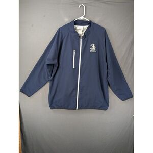 Champion Mens Washington Vikings Windbreaker Jacket XL Navy Blue Full Zip‎